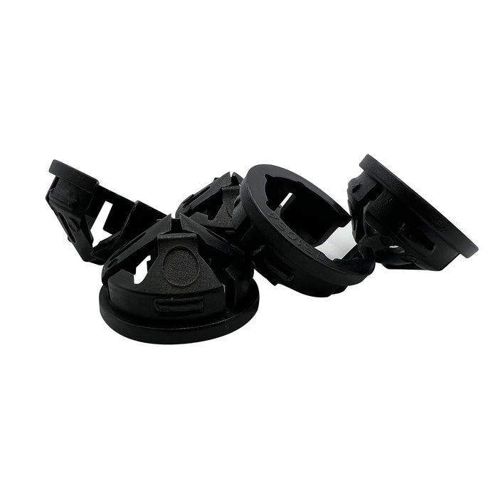 Knockout Cable Connector – 3/8" Push-In Snap-In Hole Bushing Clamp