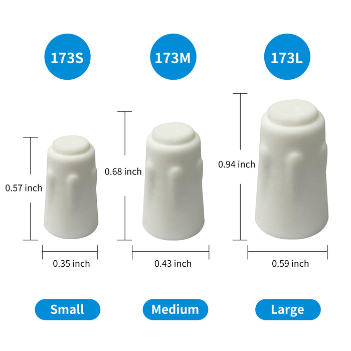 Dicio Ceramic Wire Connectors (50 pcs, 22–14 AWG) — Heat-Resistant, Twist-On for Ovens