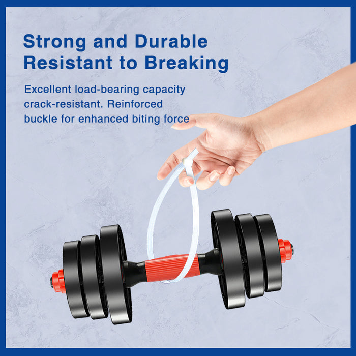 Excellent Quality KSS Conventional Nylon 66 Releasable White Cable Ties 2.4*63.7mm Industrial Fire Rating 94V-2 Certified CV-060