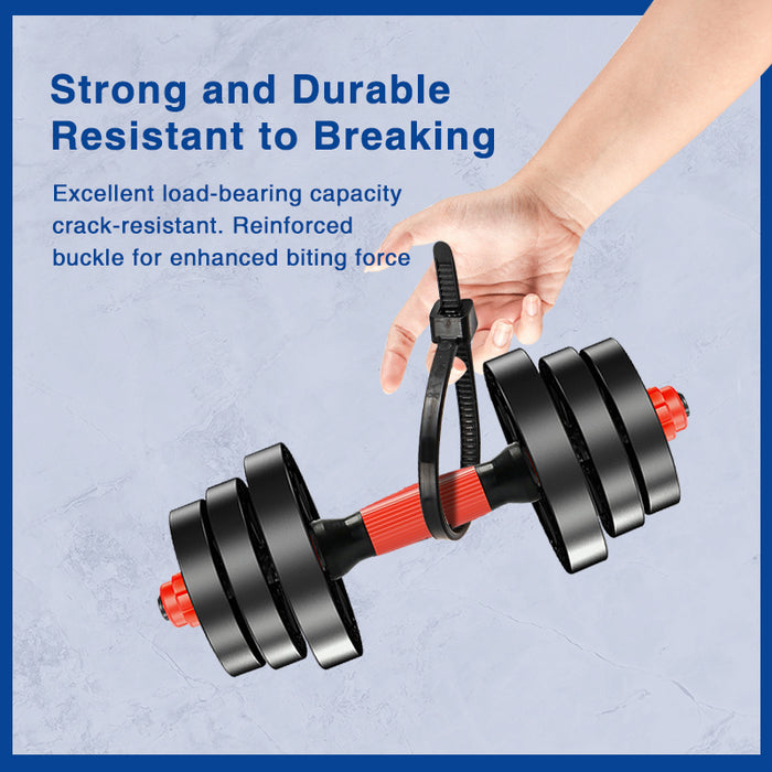 Excellent Quality KSS Conventional Nylon 66 Releasable White Cable Ties 2.4*63.7mm Industrial Fire Rating 94V-2 Certified CV-060