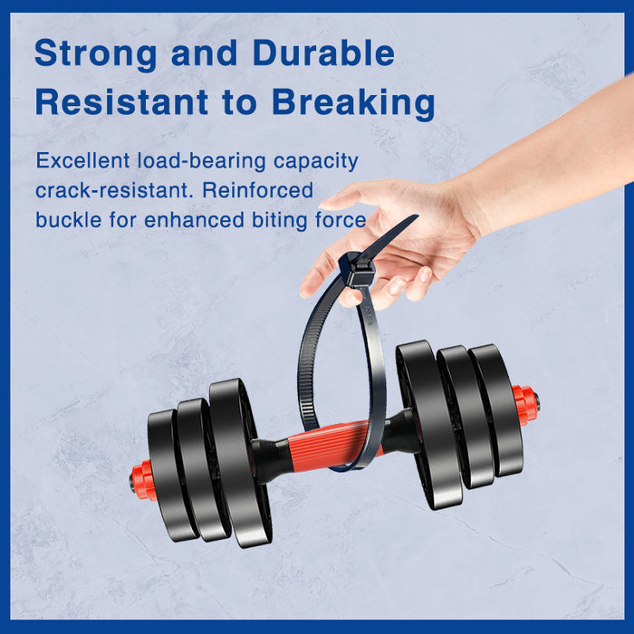 Best Quality KSS Releasable Weather-Resistant UV-Resistant Nylon 66 Cable Ties Black Industrial Use Fastening