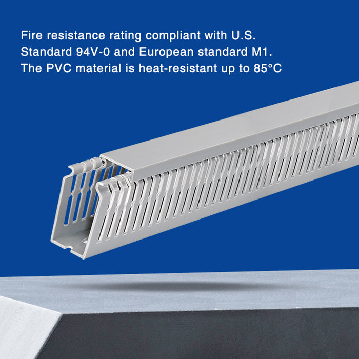 KSS PD Series Slotted PVC Wiring Duct 2M | 5mm Slot | 10 PCS/Pack