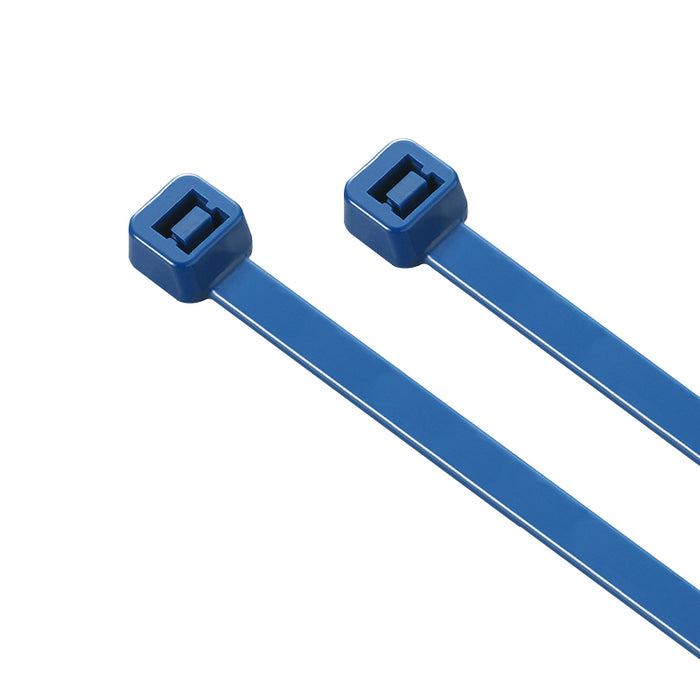 Premium Quality KSS CV-100MD Self-Locking Metal Detectable Nylon 66 2.5mm Cable Ties 100/Pack Blue Anti-Theft Buckle Industrial