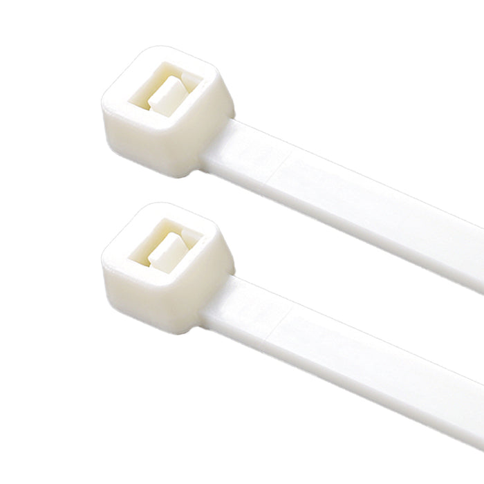KSS CV-100V0 White Flame-Retardant Nylon 66 Cable Ties 100mm | 10 Packs × 100 PCS