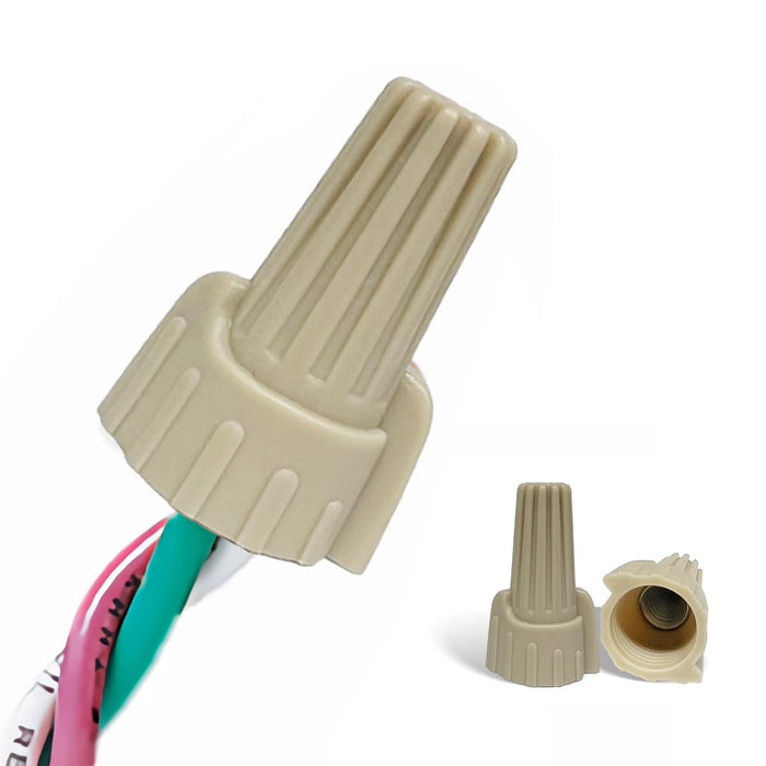 Dicio Tan Winged Wire Connectors 22-8 AWG | 5000 PCS/Box | P12