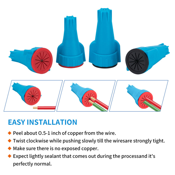 Waterproof Landscape Wire Connectors [Large]