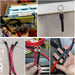 Collage of images showing electrical components and wiring.