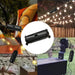 Collage of outdoor settings with a focus on a Extension Cord Cover.