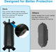 Comparison of two Extension Cord Cover with text highlighting features and differences.