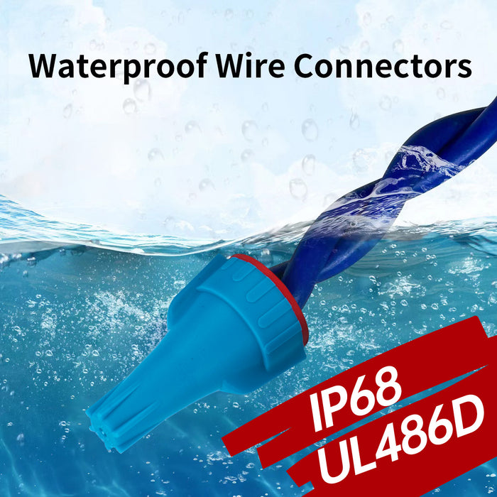 Waterproof wire connectors R3 model with UL486D