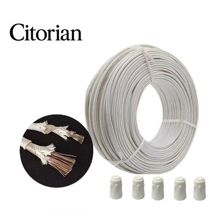 Citorian High Temperature eletric wire Cables for earthing 【length：5ft】